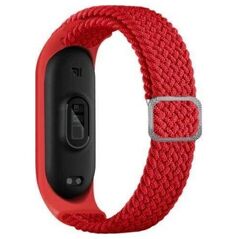 Beline Beline pasek Mi Band 5/6 Textile czerwony/red