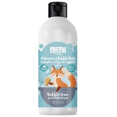 Barwa Bebi Kids Szampon i Płyn do kąpieli 2w1 - Guma Balonowa 500ml