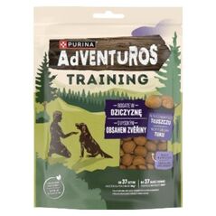 ADVENTUROS ADVENTUROS Training Przysmaki dla psów Bogate w Dziczyznę 115g