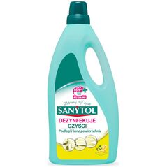 SANYTOL Płyn do mycia podłóg SANYTOL uniwersalny Cytrynowy 1 l