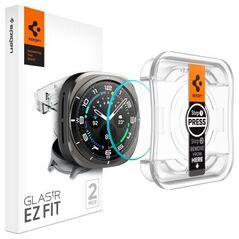 Spigen SZKŁO HARTOWANE SPIGEN GLAS.TR ”EZ-FIT” 2-PACK GALAXY WATCH ULTRA (47 MM) CLEAR
