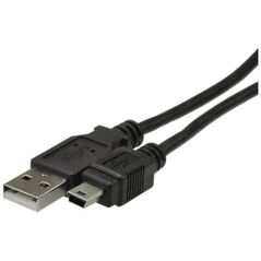 Kabel USB Digitus USB-A - miniUSB-B 1.8 m Czarny (AK672M2)