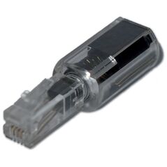 MediaRange Anti-Twist Adaptor for Telephones with plug-in Handset Black/Transparent (MRCS305) έως 12 άτοκες Δόσεις