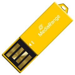 MediaRange USB 2.0 Nano Flash Drive Paper-clip stick 16GB (Yellow) (MR976) έως 12 άτοκες Δόσεις