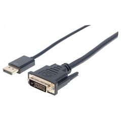 Kabel Manhattan DisplayPort - DVI-D 3m czarny (152136)