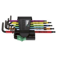 Wera Zestaw kluczy trzpieniowych torx typ L T8-T40 z otworem 9szt. (05024335001)