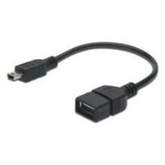 Adapter USB Digitus miniUSB - USB Czarny  (AK300310002S)