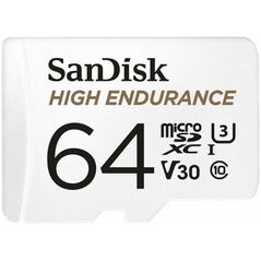Karta SanDisk High Endurance MicroSDXC 64 GB Class 10 UHS-I/U3 V30 (SDSQQNR-064G-GN6IA)