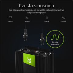 Przetwornica Green Cell 12V/230V 1500W