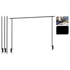 Mondex Stelaż do oświetlenia nad stół metalowy czarny 135-250cm
