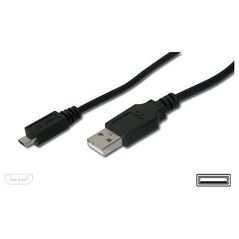 Kabel USB PremiumCord USB-A - microUSB 5 m Czarny (ku2m5f)