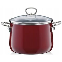 Riess Garnek Riess wysoki z pokryw? 24cm Rosso