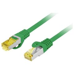 Lanberg PATCHCORD KAT.6A S/FTP LSZH CU 1M ZIELONY FLUKE PASSED LANBERG