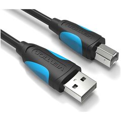 Kabel USB Vention USB-A - USB-B 2 m Czarny (VAS-A16-B200-F)