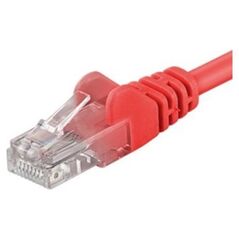 PremiumCord PREMIUMCORD Patch kabel UTP RJ45-RJ45 CAT5e 2m červená