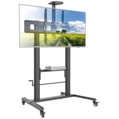 Techly Stojak Mobilny do Tablic interaktywnych 52-110cali, 120kg, płynna regulacja
