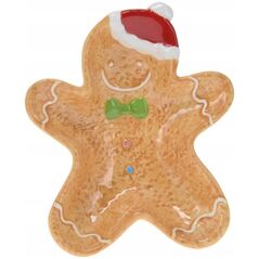 Home Styling Collection Świąteczne naczynie w kształcie piernika, 15 x 12,5 cm, COOKIE