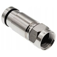 Alantec RGTec - Złącze F kompresyjne RG6, średnica tulei wewnętrznej 4.55 mm (±0,1)