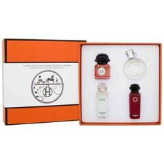 Hermes HERMES SET (TWILLY EDP/S + UN JARDIN SUR LE NIL EDT/S + EAU DE RHUBARBE ECARLATE  EDC/S + EAU DES MERVEILLES  EDT/S  4 X 7,5 ML)
