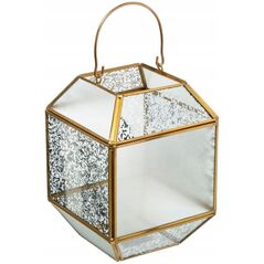 Fééric Lights and Christmas Szklany lampion, 14 x 14 x 20 cm