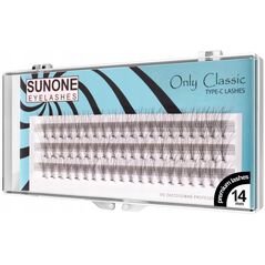 Alkotest SUNONE_Only Classic rzęsy kępki standard 14mm 60szt