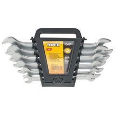 Topex Zestaw kluczy płaskich 6-22mm 8szt. (35D656)