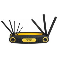 Topex Zestaw kluczy imbusowych hex wielofunkcyjne 1,5-6mm 8szt. (35D958)