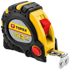 Topex Miara stalowa zwijana magnetyczna 5m x 25mm 27C345