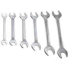 Top Tools Zestaw kluczy płasko-oczkowych 8-17mm 6szt. (35D355)