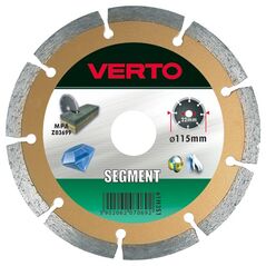 Verto Tarcza diamentowa segmentowa 180mm 61H3S8