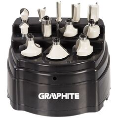 Graphite Frezy widiowe 8 mm 12 szt. (57H210)