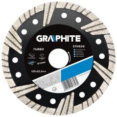 Graphite Tarcza diamentowa 200x25.4mm turbo 57H871