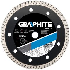 Graphite Tarcza diamentowa 115x22.2mm turbo super cienka - 57H620