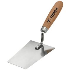 Topex Kielnia sztukatorska trapezowa 160x80mm stal nierdzewna - 13A800