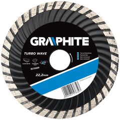 Graphite Tarcza diamentowa 125x22,2 mm turbo wave (57H634)
