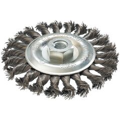 Graphite Szczotka druciana tarczowa 115mm x M14 INOX - 57H596
