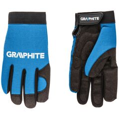 Graphite Rękawice robocze 10" skóra syntetyczna + elastyczna tkanina CE (97G100)