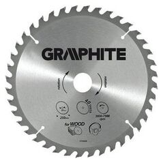 Graphite Tarcza do pilarki widiowa 250 x 30mm 100zębów ALU (55H611)