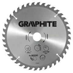 Graphite Tarcza do pilarki widiowa 185x30mm 40zębów - 55H600