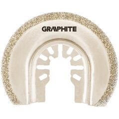 Graphite Tarcza półokrągła HCS do ceramiki 65mm galwaniczne pokrycie nasypem diamentowym (56H063)