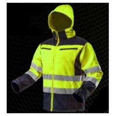 Neo Kurtka robocza ostrzegawcza softshell z kapturem żółta rozmiar L (81-700-L)