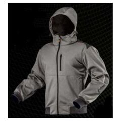 Neo Kurtka robocza softshell z kapturem odpinanym szara rozmiar S (81-551-S)