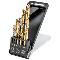 Wiertło Topex tytanowe walcowe 4 5 10 8mm zestaw (57H196)