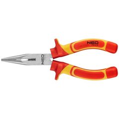 Neo szczypce wydłużone proste 160mm 1000V, polerowane (01-223)