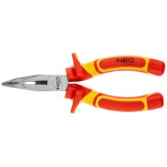Neo szczypce wydłużone wygięte 160mm 1000V polerowane (01-227)