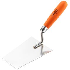 Neo kielnia sztukatorska trapezowa 140mm uchwyt drewniany (50-141)