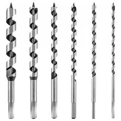 Wiertło Verto ZESTAW WIERTEŁ SPIRALNYCH DO DREWNA 230 MM 6 SZT. 60H800 VERTO
