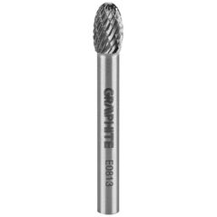 Graphite FREZ DO METALU HM TYP E (OWALNY) 8 X 13 MM TRZPIEŃ 6 X 45 MM 55H364 GRAPHITE