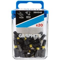 Graphite Bity udarowe TX25 x 25 mm, 20 szt.