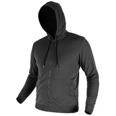 Neo Bluza rozpinana z kapturem COMFORT, szara, rozmiar XXL